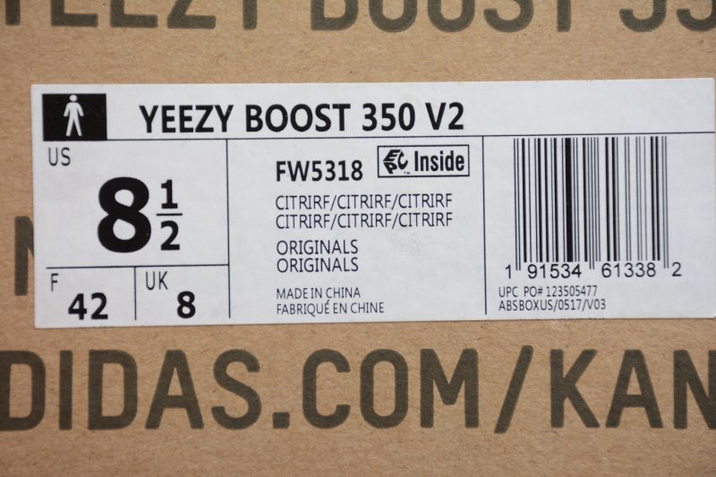 Adidas Yeezy 350 V2 Citrin - Imagen 9
