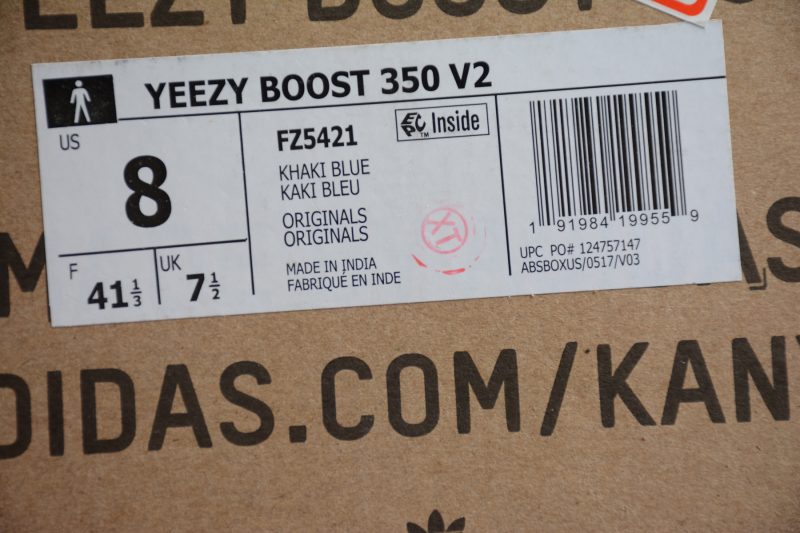 Adidas Yeezy 350 V2 Ash Blue - Imagen 9
