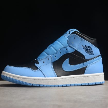 Nike Air Jordan 1 Mid University Blue Black
