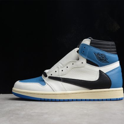 Nike Air Jordan 1 Mid Travis Scott Military Blue