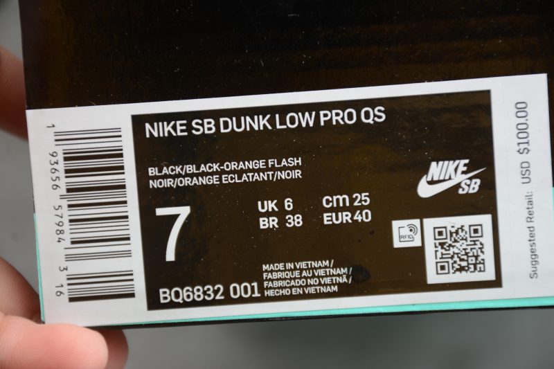 Nike Dunk Low Pro QS Tie-Dye Raygun Black - Imagen 5