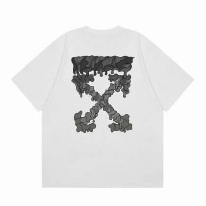 Camiseta Off-White Oversize Spray Marker Blanca
