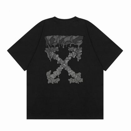Camiseta Off-White Oversize Spray Marker Negra