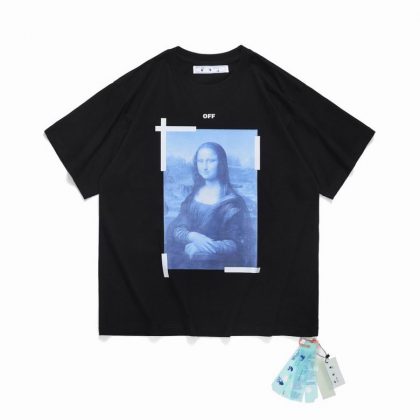 Camiseta Off-White Oversize Mona Lisa Negro