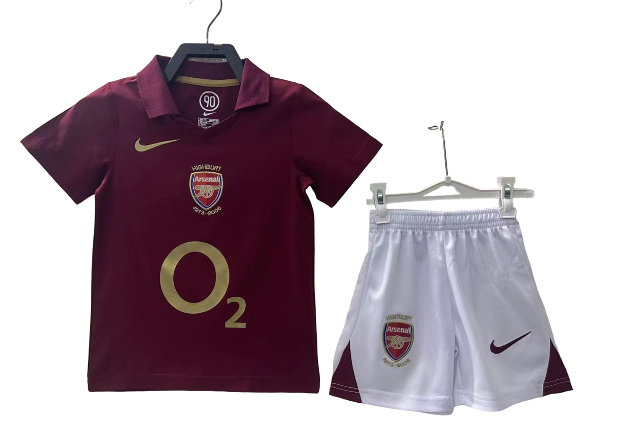 Arsenal FC 2005-06 Primera Equipación Versión Niño