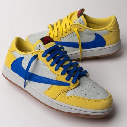 Nike Air Jordan 1 Low Travis Scott Canary Yellow