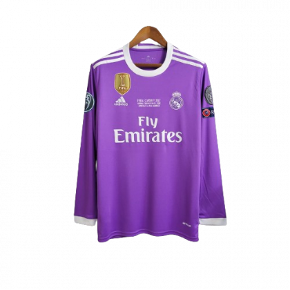 Real Madrid 2016-17 Retro Manga Larga