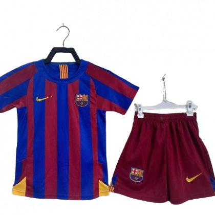 FC Barcelona 2005-06 Primera Equipación Versión Niño