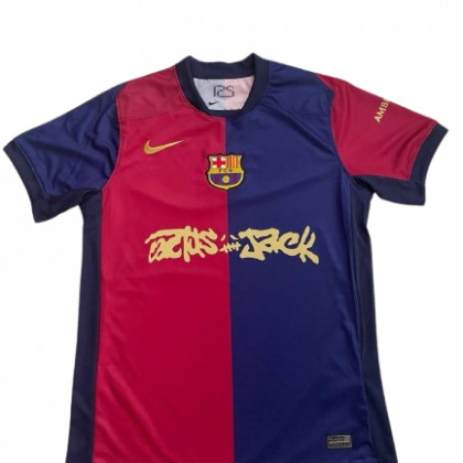 FC Barcelona 24-25 Primera Equipación x Travis Scott Versión Niño