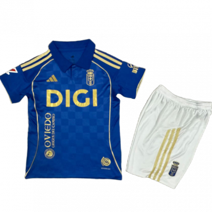 Real Oviedo 25-26 Primera Equipación Versión Niño